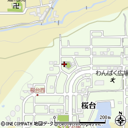 和歌山県岩出市桜台263周辺の地図