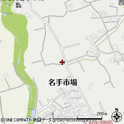 和歌山県紀の川市名手市場1197周辺の地図