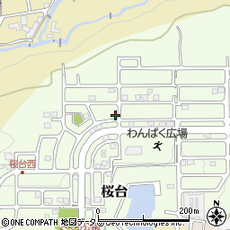 和歌山県岩出市桜台274周辺の地図