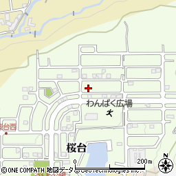 和歌山県岩出市桜台374周辺の地図