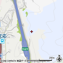 広島県呉市天応町周辺の地図