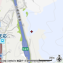 広島県呉市天応町周辺の地図
