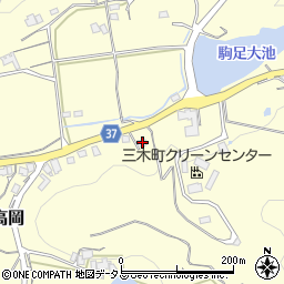 香川県木田郡三木町下高岡4006周辺の地図