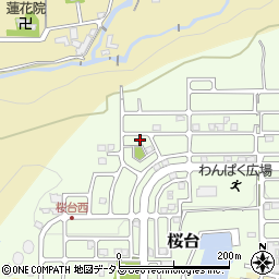 和歌山県岩出市桜台266周辺の地図