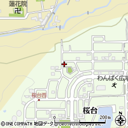 和歌山県岩出市桜台264周辺の地図