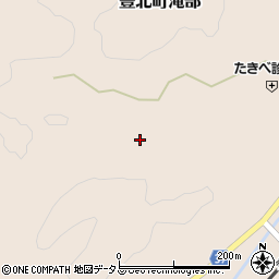 ＪＲ西日本　滝部駅周辺の地図