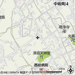 香川県丸亀市津森町696-1周辺の地図