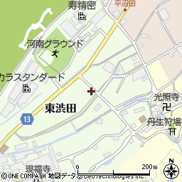 和歌山県伊都郡かつらぎ町東渋田642周辺の地図