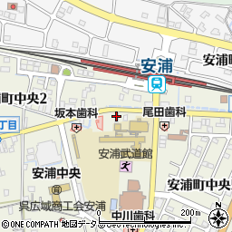 中国新聞安浦販売所周辺の地図