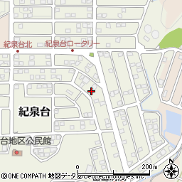 和歌山県岩出市紀泉台104周辺の地図