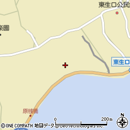 広島県尾道市因島原町1260-2周辺の地図