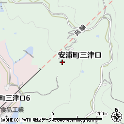 広島県呉市安浦町大字三津口32周辺の地図