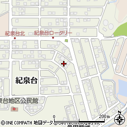 和歌山県岩出市紀泉台105周辺の地図