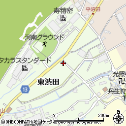 和歌山県伊都郡かつらぎ町東渋田644周辺の地図