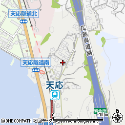 広島県呉市天応塩谷町4-18周辺の地図
