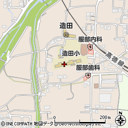 さぬき市立造田小学校周辺の地図