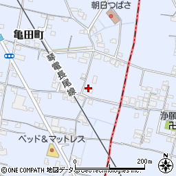 有限会社亀田土建周辺の地図