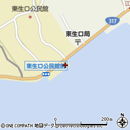 広島県尾道市因島原町1643-3周辺の地図
