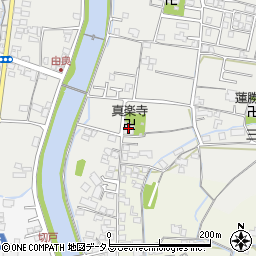 眞楽寺周辺の地図