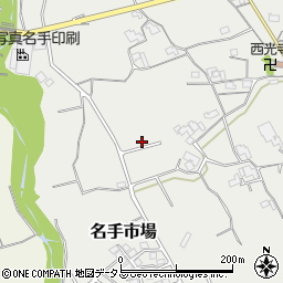 和歌山県紀の川市名手市場1181周辺の地図