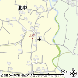 和歌山県紀の川市北中216-2周辺の地図