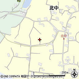 和歌山県紀の川市北中122-2周辺の地図