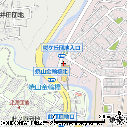 呉桜ケ丘郵便局周辺の地図