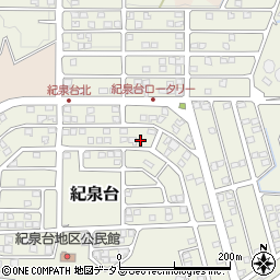 和歌山県岩出市紀泉台128周辺の地図