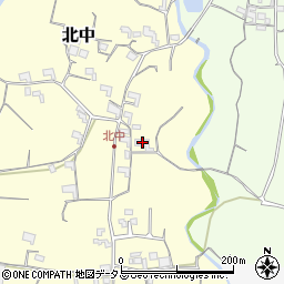和歌山県紀の川市北中216周辺の地図