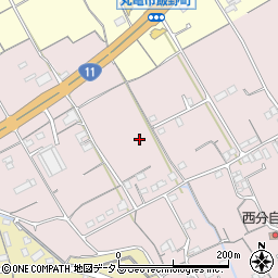 香川県丸亀市飯野町西分周辺の地図
