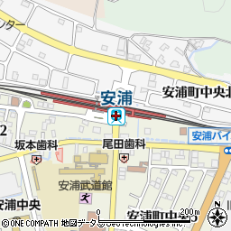 安浦駅周辺の地図