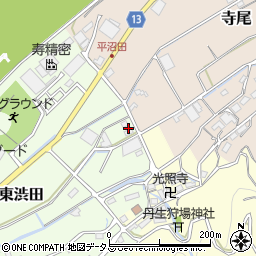 和歌山県伊都郡かつらぎ町東渋田654周辺の地図