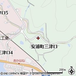 広島県呉市安浦町大字三津口1708周辺の地図