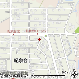和歌山県岩出市紀泉台159周辺の地図