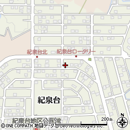 和歌山県岩出市紀泉台155周辺の地図