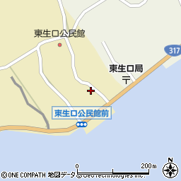 広島県尾道市因島原町1635-1周辺の地図