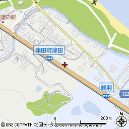 香川県さぬき市津田町津田47周辺の地図