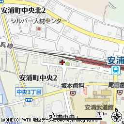 安浦郵便局周辺の地図