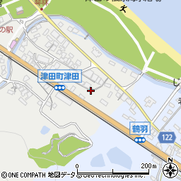香川県さぬき市津田町津田48周辺の地図