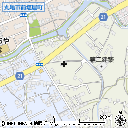 香川県丸亀市津森町815-11周辺の地図