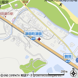 香川県さぬき市津田町津田43周辺の地図