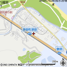 香川県さぬき市津田町津田43-3周辺の地図