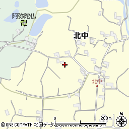 和歌山県紀の川市北中128周辺の地図