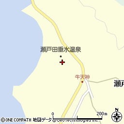 瀬戸田垂水温泉周辺の地図