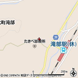 山口県下関市豊北町大字滝部（駅前）周辺の地図