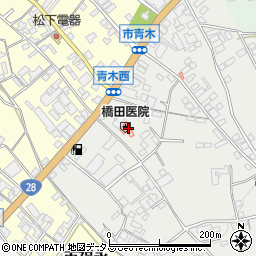 橋田医院周辺の地図