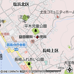 広島県尾道市因島土生町平木区周辺の地図