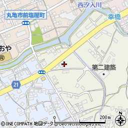 香川県丸亀市津森町815周辺の地図