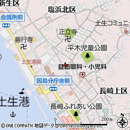 広島県尾道市因島土生町塩浜南区1906-1周辺の地図