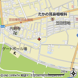 和歌山県伊都郡かつらぎ町笠田東319周辺の地図